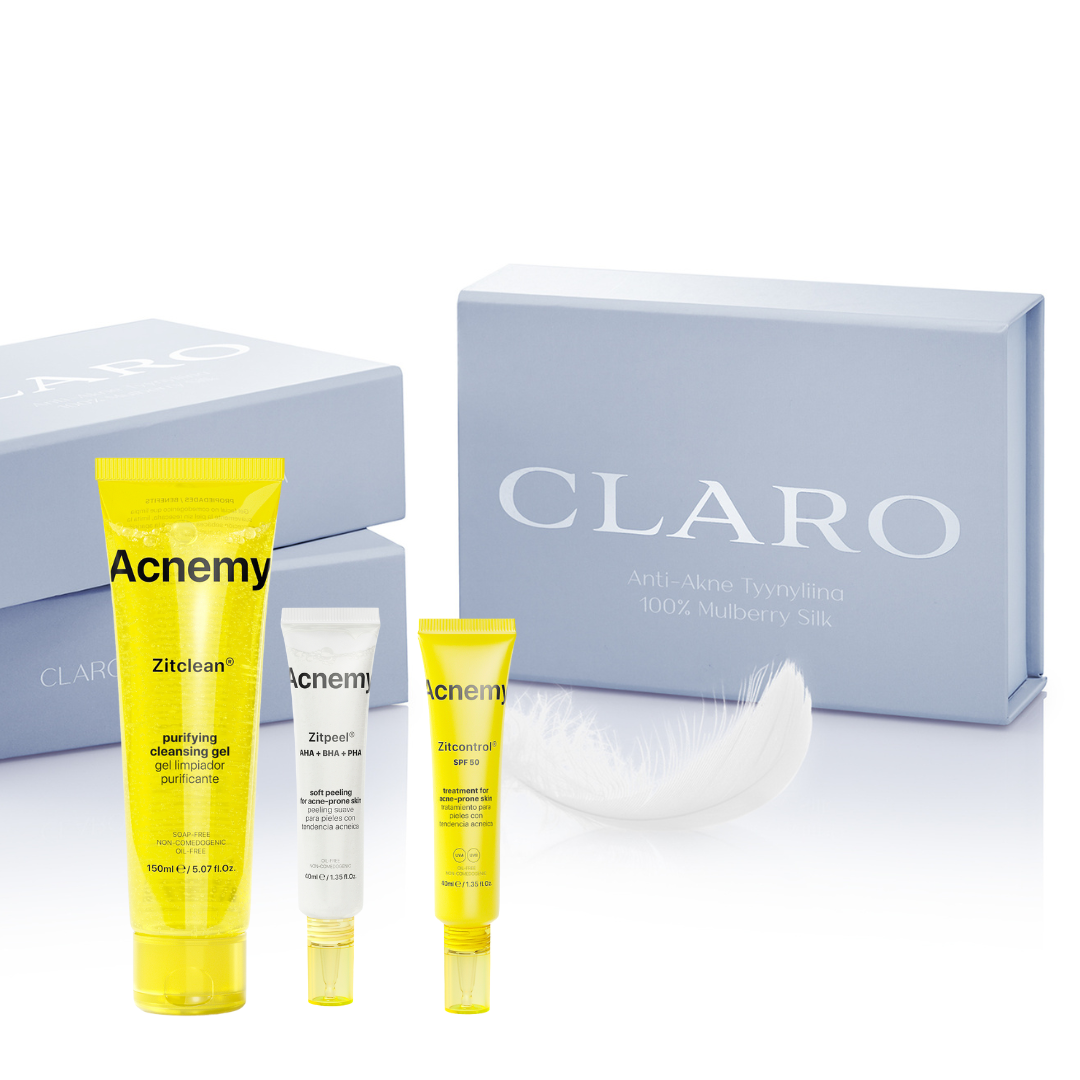 CLARO® x ACNEMY Anti-Akne tuotepaketti