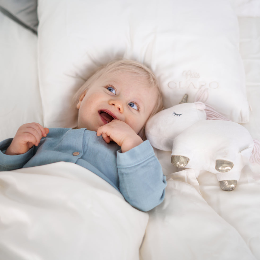 Petité CLARO® antibacterial duvet cover set for junior bed